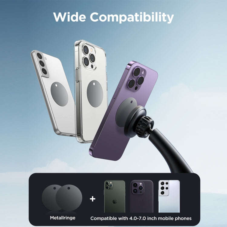 JOYROOM JR-ZS356 Magnetic Car Suction Cup Phone Holder(Black)