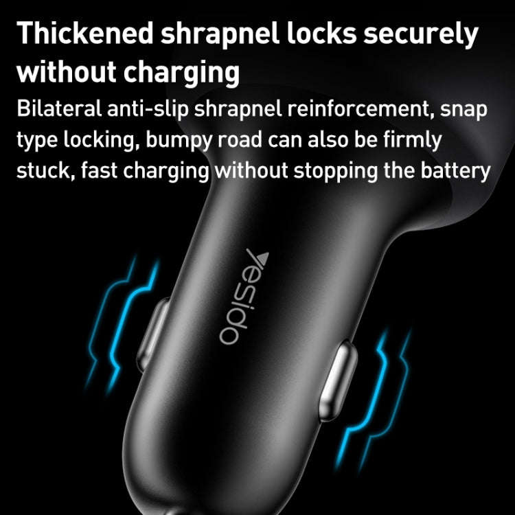 Yesido Y59 200W Car Phone Charger(Black)