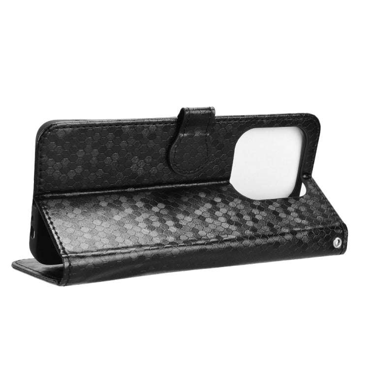 For ZTE nubia Blade V60 Design Honeycomb Dot Texture Leather Phone Case(Black)