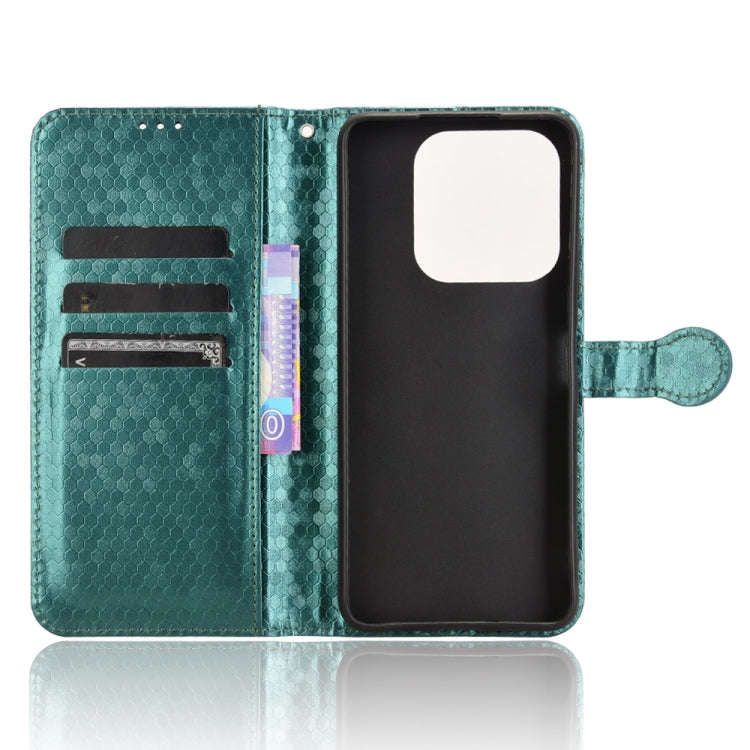 For ZTE nubia Blade V60 Design Honeycomb Dot Texture Leather Phone Case(Green)
