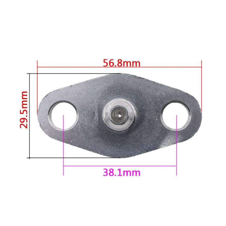 For T3 T4 T04E GT42 Car Turbine Oil Supply Pipe Flange Gasket AN4 Joint Adapter
