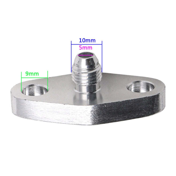 For T3 T4 T04E GT42 Car Turbine Oil Supply Pipe Flange Gasket AN4 Joint Adapter