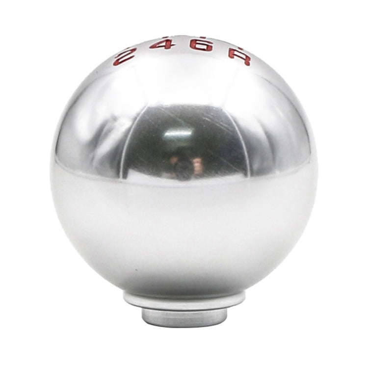 For Honda Series Metal Gear Head Car Modified Gear Stick Shift Knob, Style:6 Speed(Black)