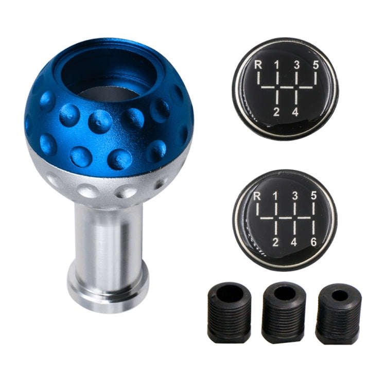 Car Modified Metal Gear Stick Shift Knob Universal Gear Head(Blue)