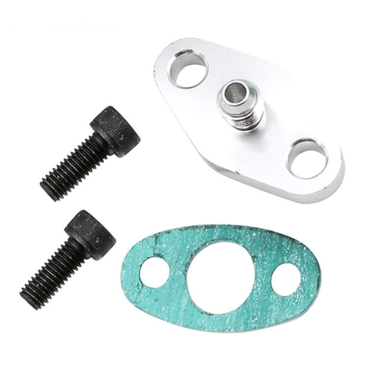 For GT25 / GT28 / GT30 Car Turbine Oil Supply Pipe Flange Gasket AN10 Joint Adapter