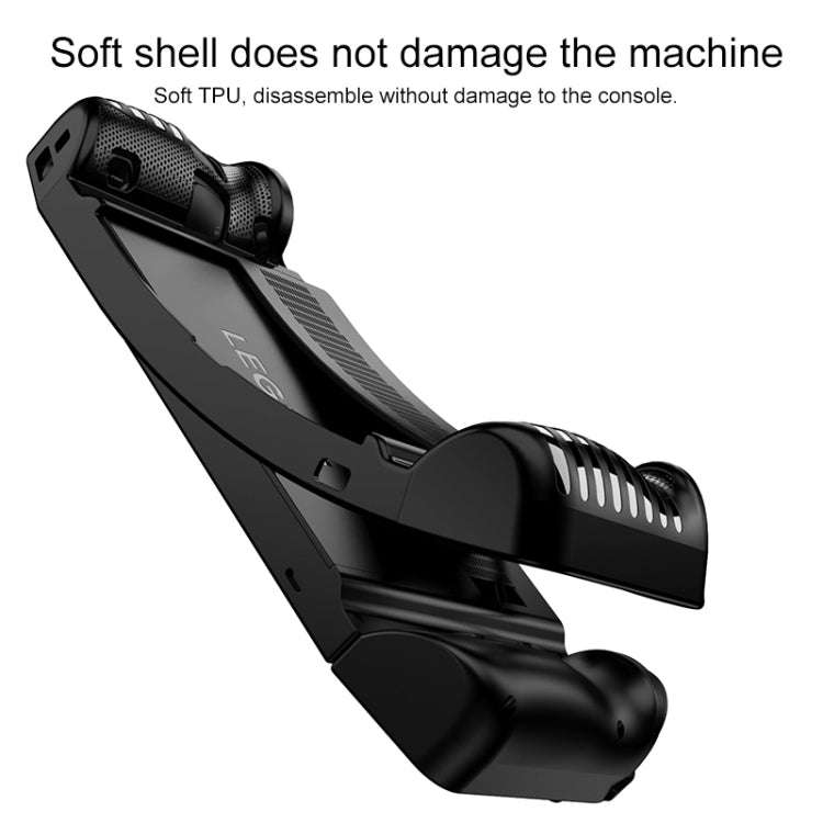For Lenovo Legion Go  TPU Game Console Protective Case(Black)