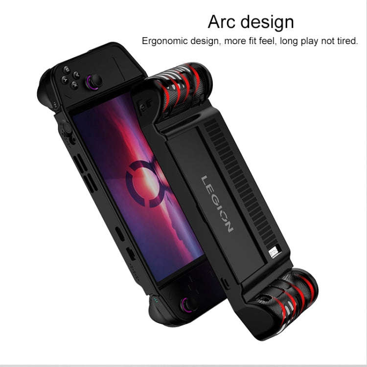 For Lenovo Legion Go  TPU Game Console Protective Case(Black)