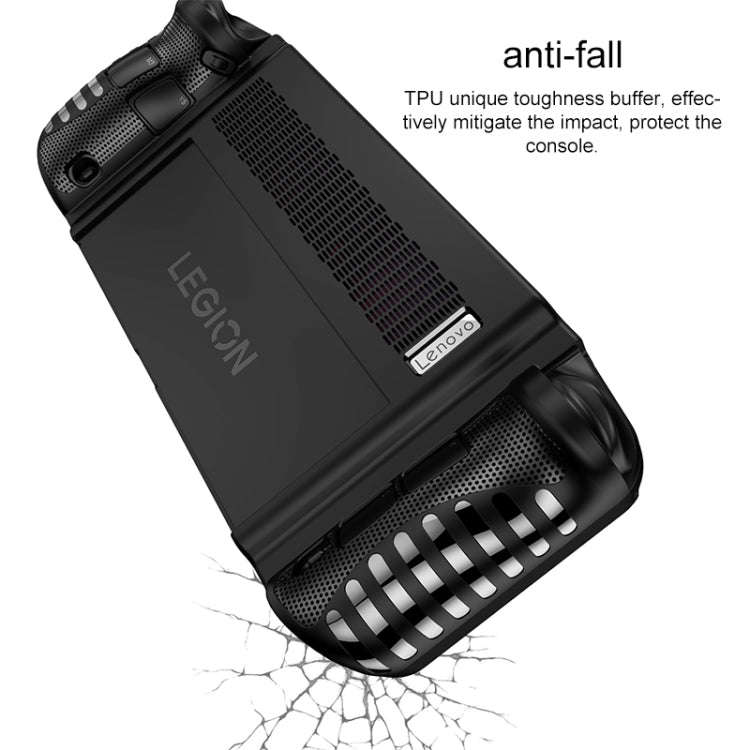 For Lenovo Legion Go  TPU Game Console Protective Case(Black)