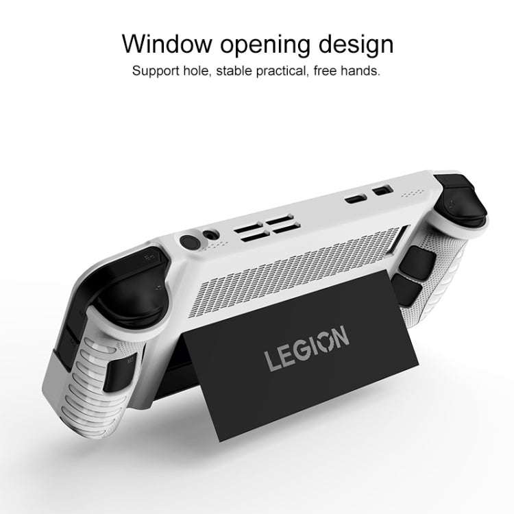 For Lenovo Legion Go  TPU Game Console Protective Case(Black)