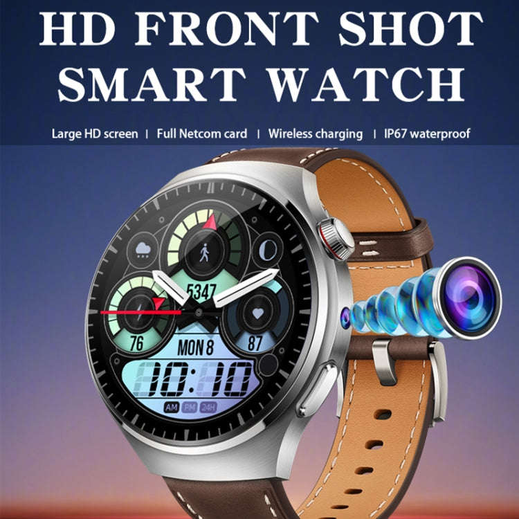 1.53 inch Front Camera Smart Watch Support AI Voice / SIM Card, Specification:2GB+32GB(Silver)
