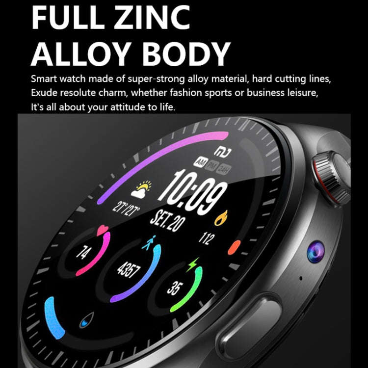 1.53 inch Front Camera Smart Watch Support AI Voice / SIM Card, Specification:2GB+32GB(Silver)