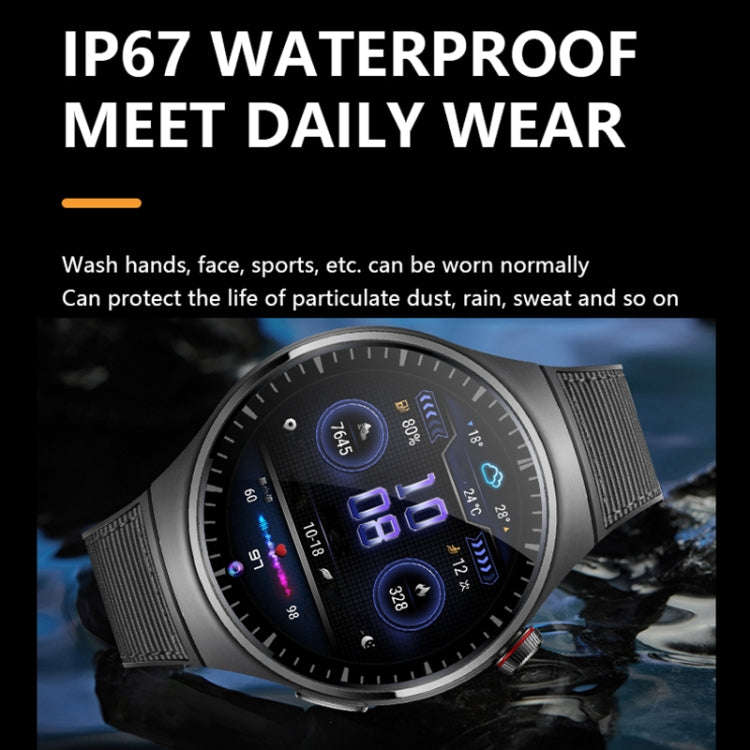 1.53 inch Front Camera Smart Watch Support AI Voice / SIM Card, Specification:2GB+32GB(Silver)