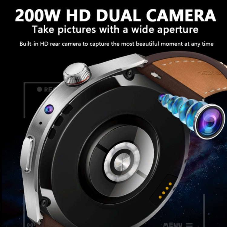 1.53 inch Front Camera Smart Watch Support AI Voice / SIM Card, Specification:2GB+32GB(Tarnish)