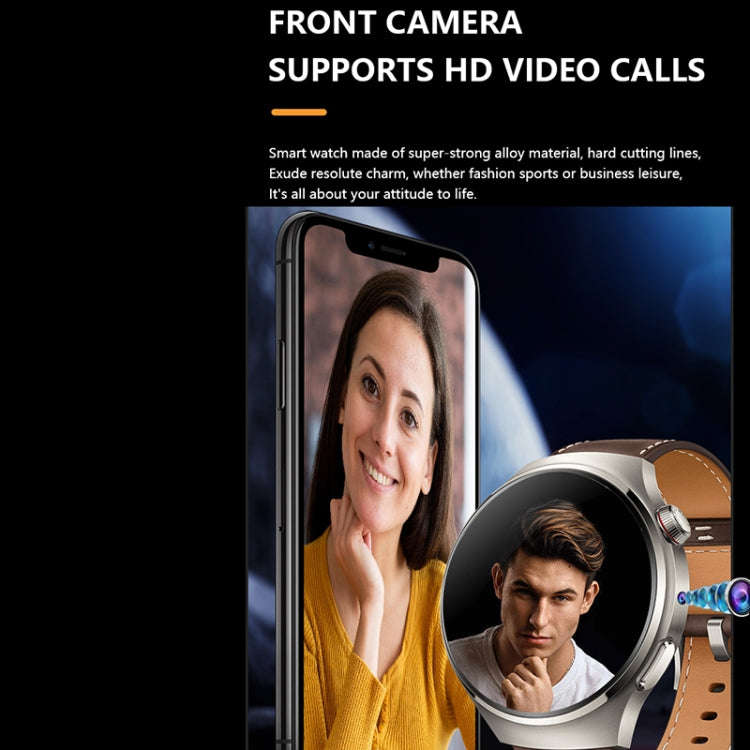 1.53 inch Front Camera Smart Watch Support AI Voice / SIM Card, Specification:2GB+32GB(Tarnish)