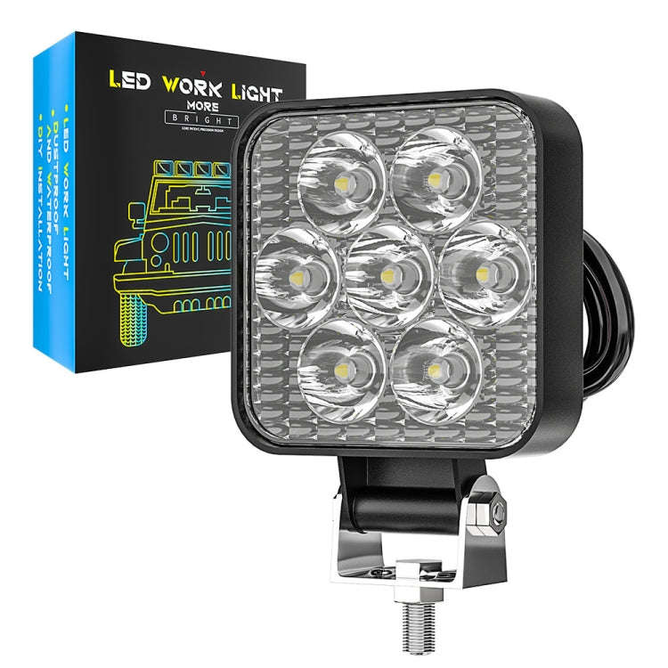 12-30V 12W 6000K 2.5 inch Car LED Engineering Auxiliary Light(White Light)