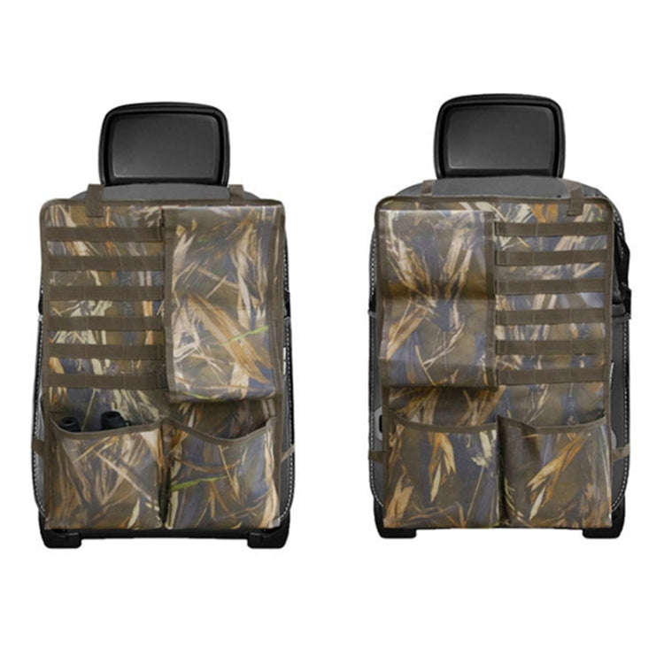 2pcs / Set Car Front Seat Back Camouflage Storage Bag Car Hanging Organiser(Camouflage)