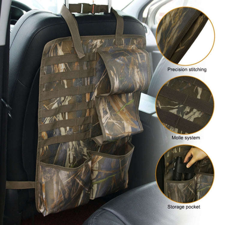 2pcs / Set Car Front Seat Back Camouflage Storage Bag Car Hanging Organiser(Camouflage)