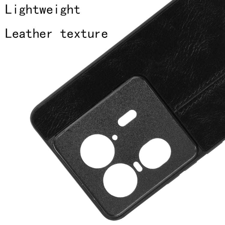 For Motorola Edge 50 Ultra / X50 Ultra Cow Pattern Sewing Back Cover Phone Case(Black)