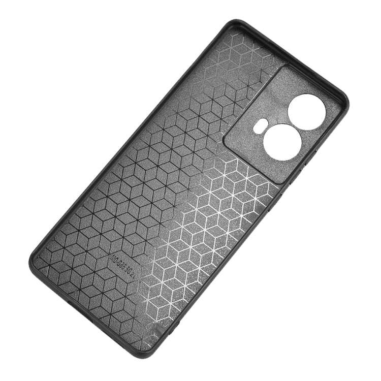 For Motorola G85 5G / S50 Neo 5G Cow Pattern Sewing Back Cover Phone Case(Blue)