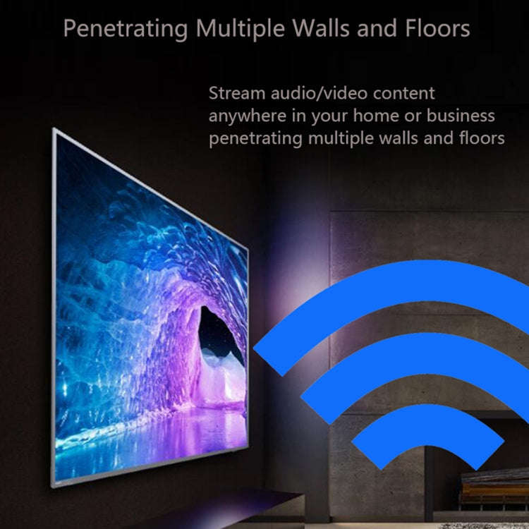 Measy FHD656 Mini 1080P HDMI 1.4 HD Wireless Audio Video Transmitter Receiver Extender Transmissi...