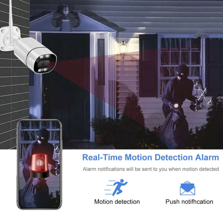 Q39 Motion Tracking Night Vision Smart Camera Supports Voice Intercom, Plug Type:AU Plug(White)