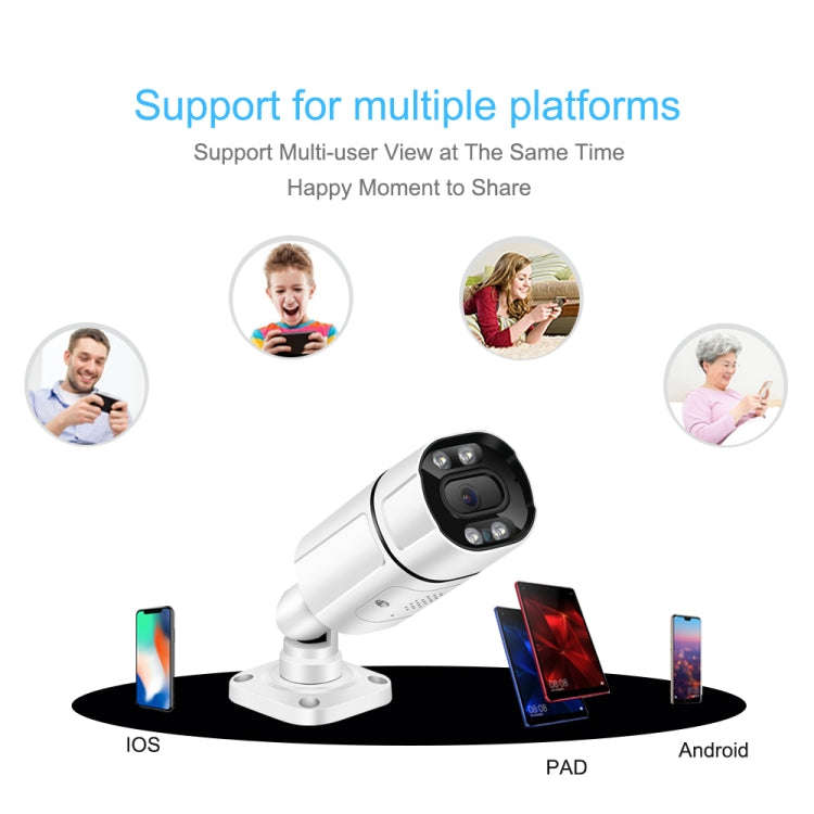 Q39 Motion Tracking Night Vision Smart Camera Supports Voice Intercom, Plug Type:AU Plug(White)