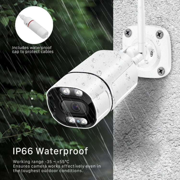 Q39 Motion Tracking Night Vision Smart Camera Supports Voice Intercom, Plug Type:AU Plug(White)