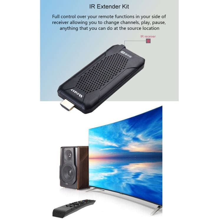 Measy FHD656 Nano 1080P HDMI 1.4 HD Wireless Audio Video Double Mini Transmitter Receiver Extende...