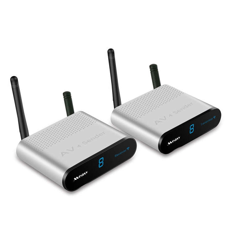 Measy AV230-2 2.4GHz Set-top Box Wireless Audio / Video Transmitter + 2 Receiver, Transmission Di...