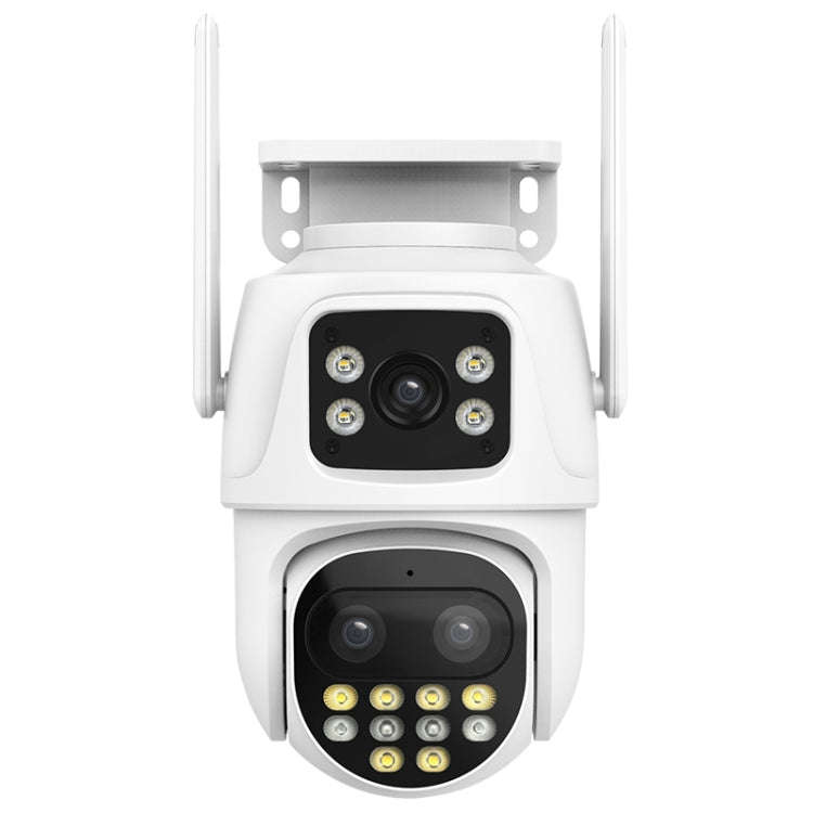 QX104 3MP WiFi Triple Camera Supports Human Face Recognition & AI Alarm(US Plug)