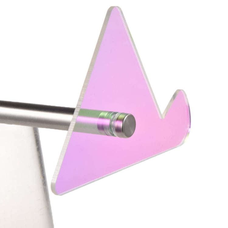Acrylic Colorful Keyboard Storage Display Stand, Style:Single Layer