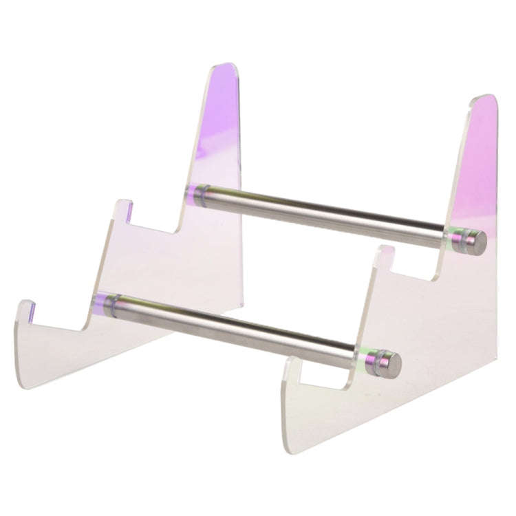 Acrylic Colorful Keyboard Storage Display Stand, Style:Dual Layer