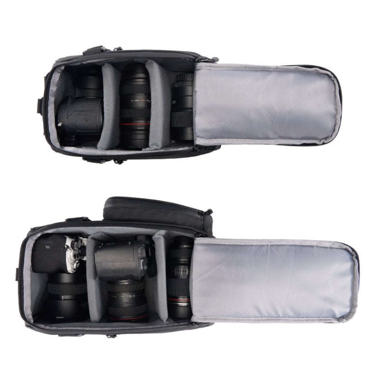 CADeN D116 Mountain Bike Panniers Tail Bags Crossbody Camera Bag Photography Lens Shoulder Bag, S...