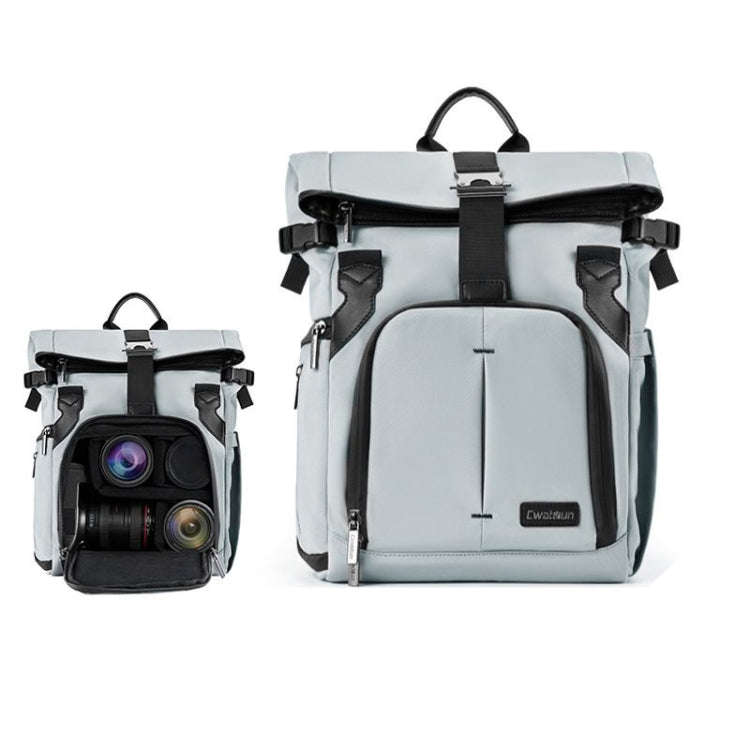 Cwatcun D95 Large Capacity Photography Backpack Shoulders Laptop Camera Bag, Size:27 x 37 x 16cm(...