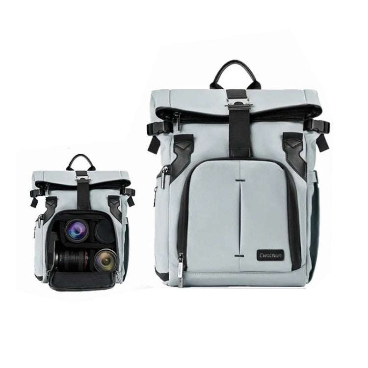 Cwatcun D95 Large Capacity Photography Backpack Shoulders Laptop Camera Bag, Size:30.5 x 18 x 38c...