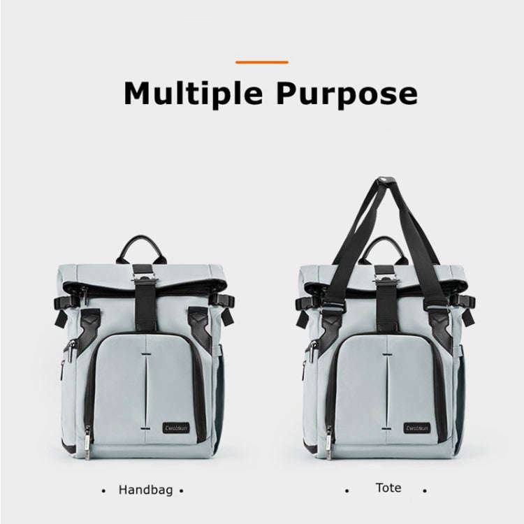 Cwatcun D95 Large Capacity Photography Backpack Shoulders Laptop Camera Bag, Size:27 x 37 x 16cm(...
