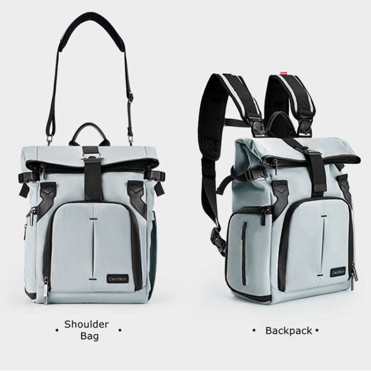 Cwatcun D95 Large Capacity Photography Backpack Shoulders Laptop Camera Bag, Size:27 x 37 x 16cm(...