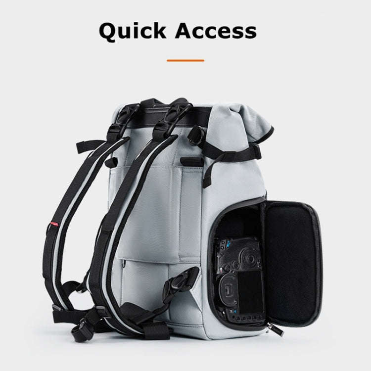 Cwatcun D95 Large Capacity Photography Backpack Shoulders Laptop Camera Bag, Size:27 x 37 x 16cm(...