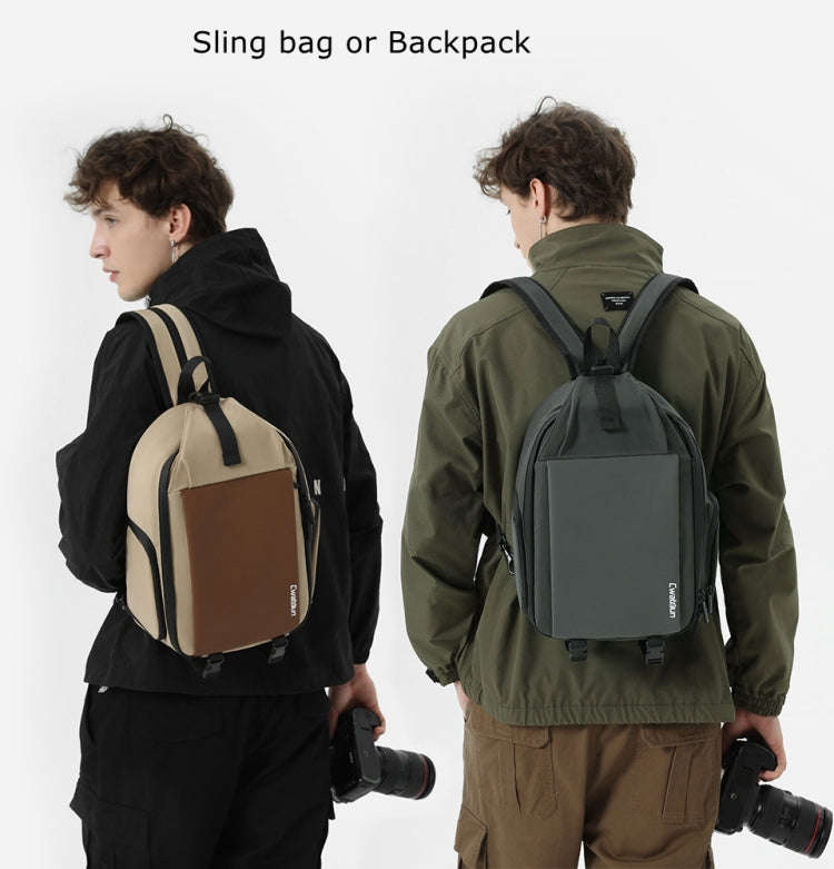 Cwatcun D107 Large Capacity Photography Backpack Shoulders Laptop Camera Bag, Size:22 x 36 x 16cm...