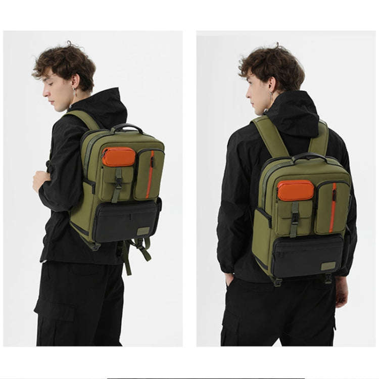 Cwatcun D117 Large Capacity Photography Backpack Shoulders Laptop Camera Bag, Size:42 x 31 x 13cm...