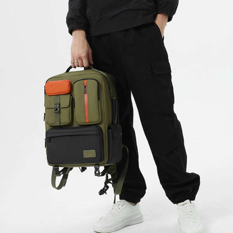 Cwatcun D117 Large Capacity Photography Backpack Shoulders Laptop Camera Bag, Size:42 x 31 x 13cm...