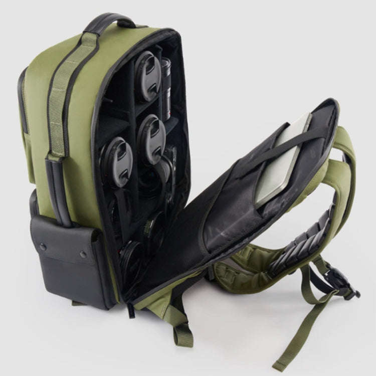 Cwatcun D117 Large Capacity Photography Backpack Shoulders Laptop Camera Bag, Size:42 x 31 x 13cm...