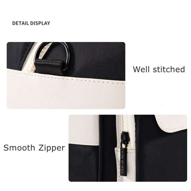 Cwatcun D118 Contrast Two Ways Backpack Cross-body Canera Bag, Size:21 x 21 x 14.5cm(Blue)