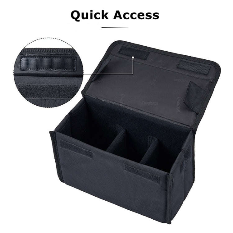 Cwatcun H80 Large Capacity Foldable Inner Camera Bag Photography Lens Bag, Size:30 x 19 x 15cm M(...