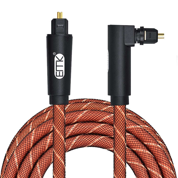 EMK 90 Degree Swivel Adjustable Right Angled 360 Degrees Rotatable Plug Nylon Woven Mesh Optical ...