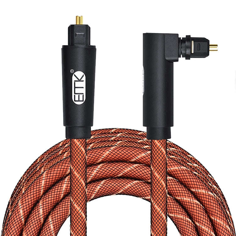 EMK 90 Degree Swivel Adjustable Right Angled 360 Degrees Rotatable Plug Nylon Woven Mesh Optical ...
