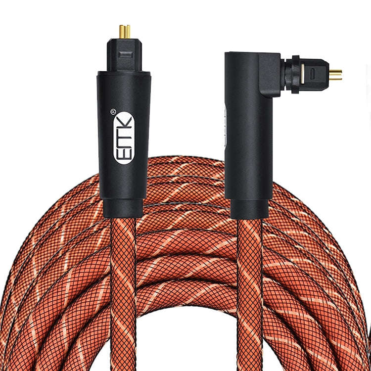 EMK 90 Degree Swivel Adjustable Right Angled 360 Degrees Rotatable Plug Nylon Woven Mesh Optical ...