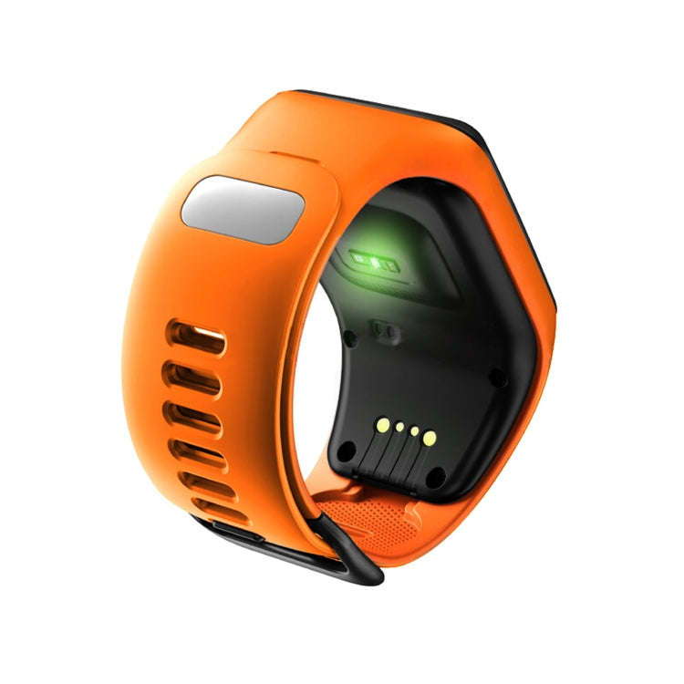 For Tomtom 2 / 3 Universal Silicone Watch Band(Orange)