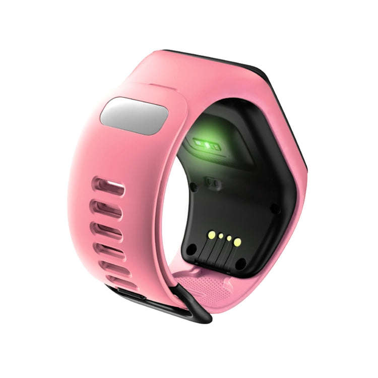 For Tomtom 2 / 3 Universal Silicone Watch Band(Pink)