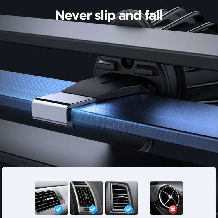 JOYROOM JR-ZS240 Pro Magnetic Wireless Car Air Outlet Charger(Black)